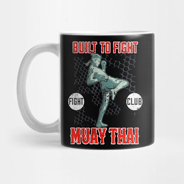 Muay Thai Fighter Martial Arts Boxing by Foxxy Merch